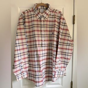 Brooks Brother Regent Men’s Long Sleeve Dress Shirt, XXL, EUC.